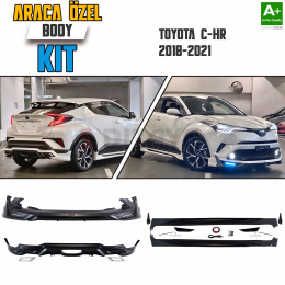 S-Dizayn Toyota C-HR Araca Özel Body Kit 2018-2021 A+ Kalite