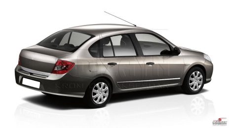 S-Dizayn Renault Symbol 2 Kapı Koruma Çıtası Krom 2008-2013
