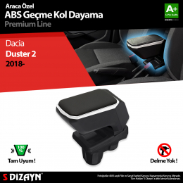S-Dizayn Dacia Duster 2 Kol Dayama Kolçak Geçmeli ABS Gri 2018 Üzeri A+Kalite