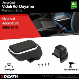 S-Dizayn Hyundai Accent Era Kol Dayama Kolçak ABS Vidalı Gri 2006-2010 A+Kalite