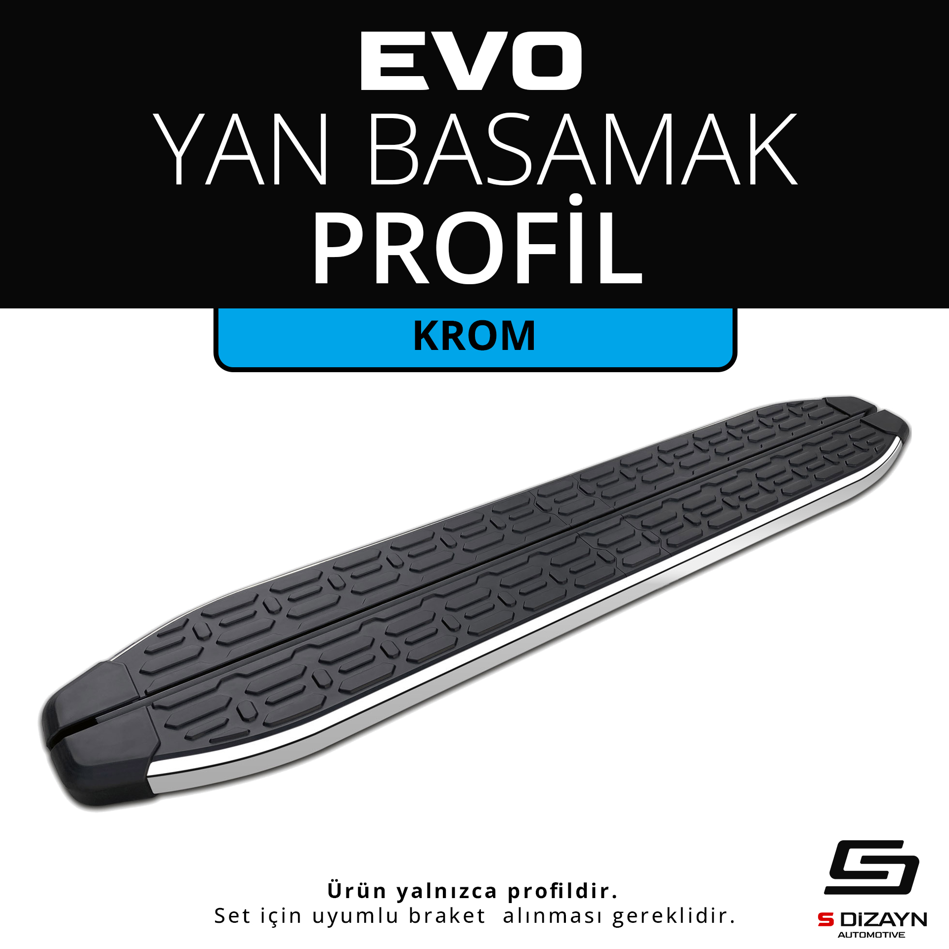 Evo Krom Yan Basamak Profil 233 Cm 1