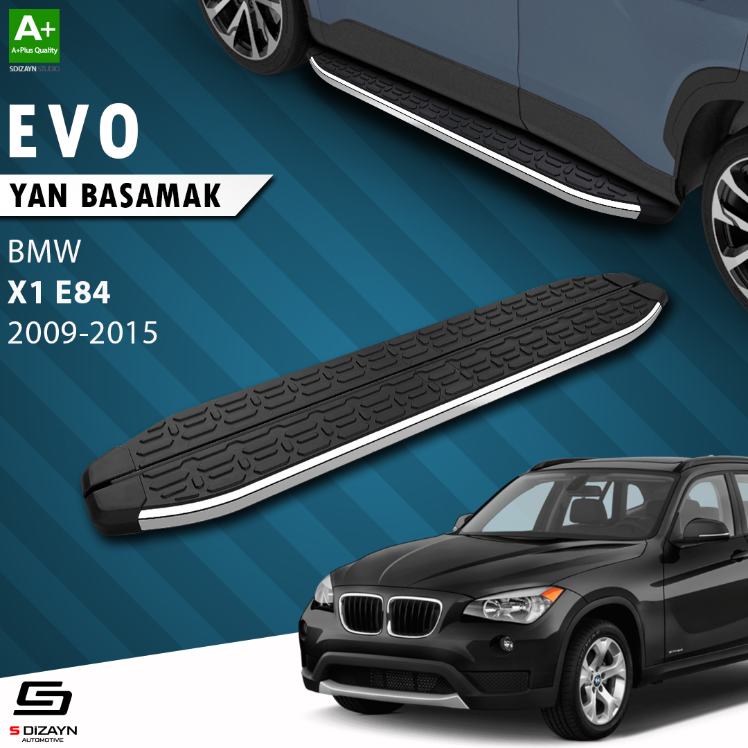 Bmw X1 E84 Evo Chrome Side Step 183 Cm 2009-2015 1