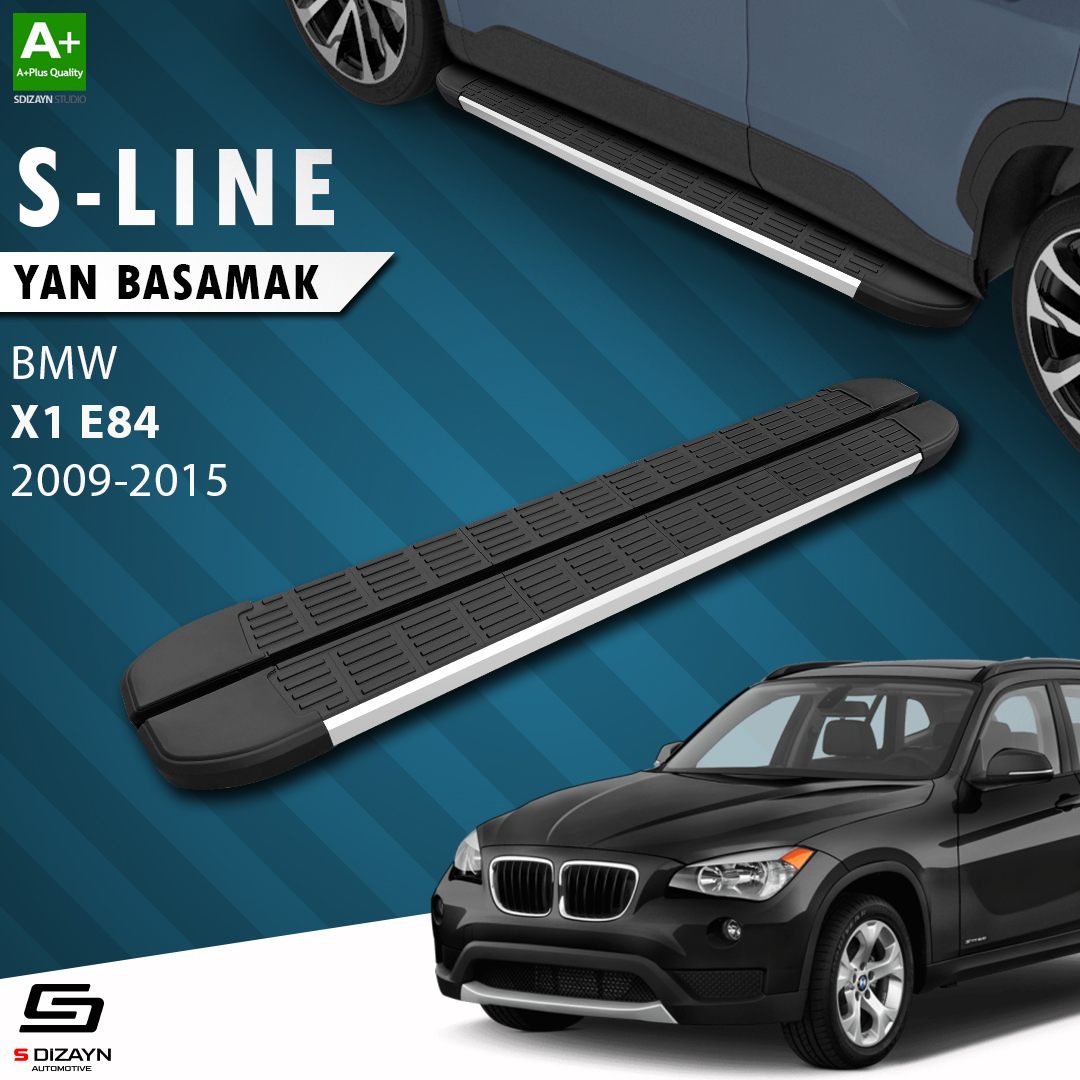 Bmw X1 E84 S-Line Aluminium Side Step 183 Cm 2009-2015 1