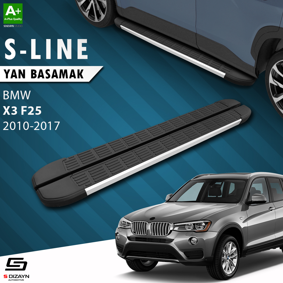 Bmw X3 F25 S-Line Aluminium Side Step 193 Cm 2010-2017 1