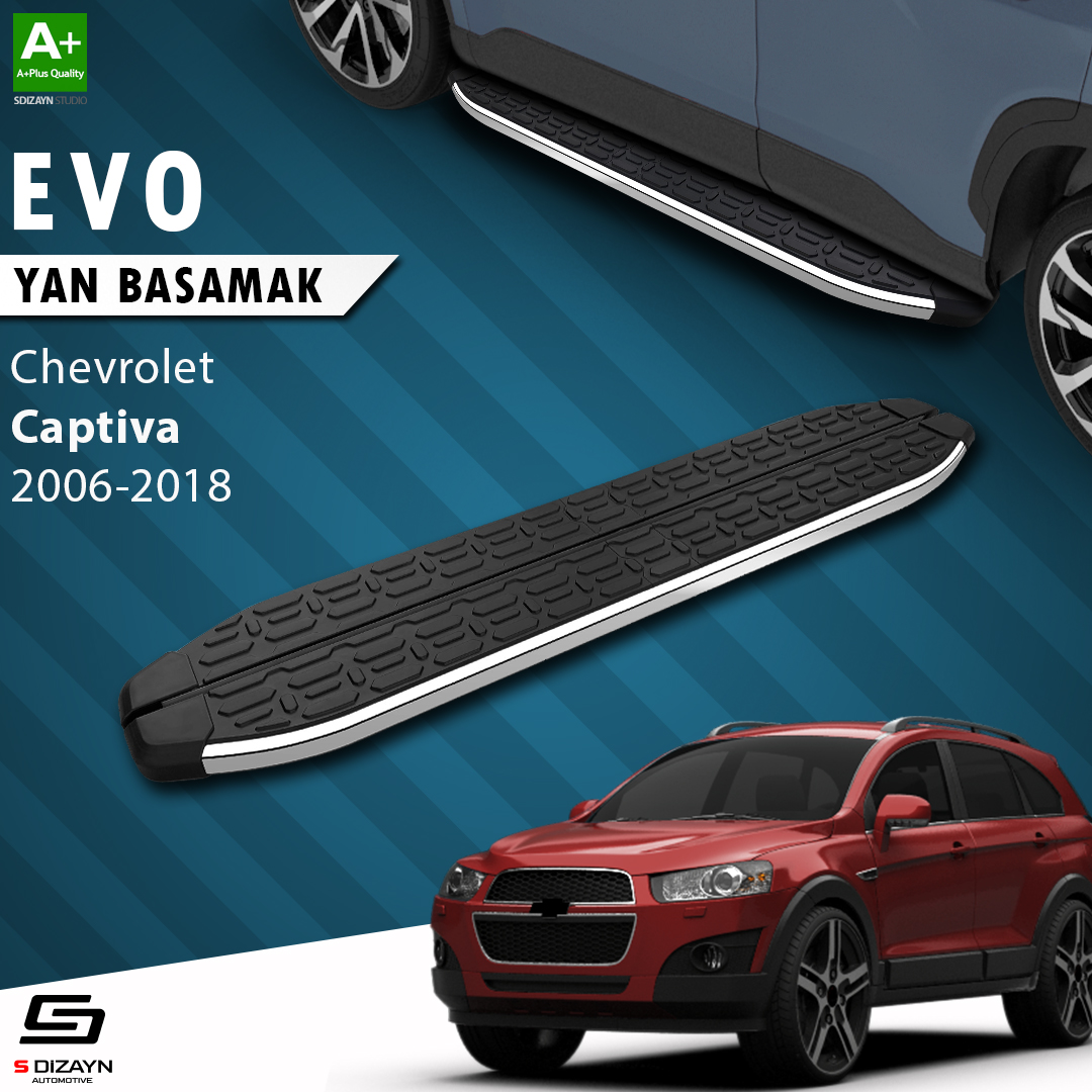 Chevrolet Captiva Evo Krom Yan Basamak 183 Cm 2006-2018 1