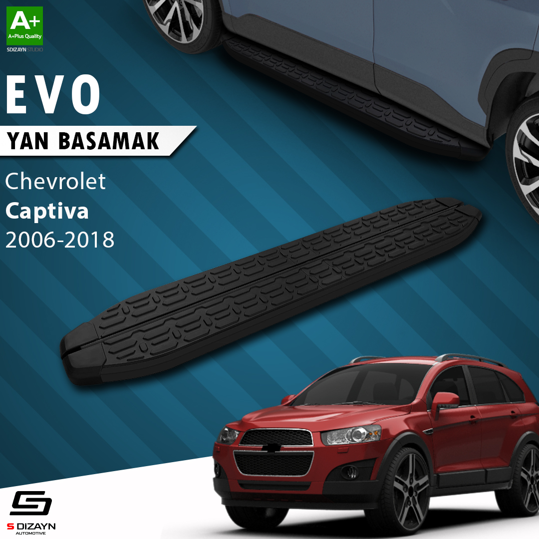 Chevrolet Captiva Evo Siyah Yan Basamak 183 Cm 2006-2018 1