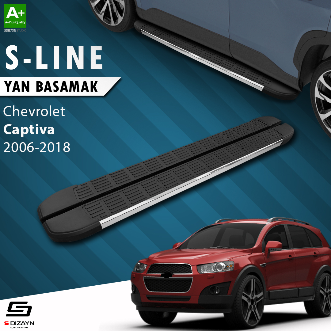 Chevrolet Captiva S-Line Chrome Side Step 183 Cm 2006-2018 1