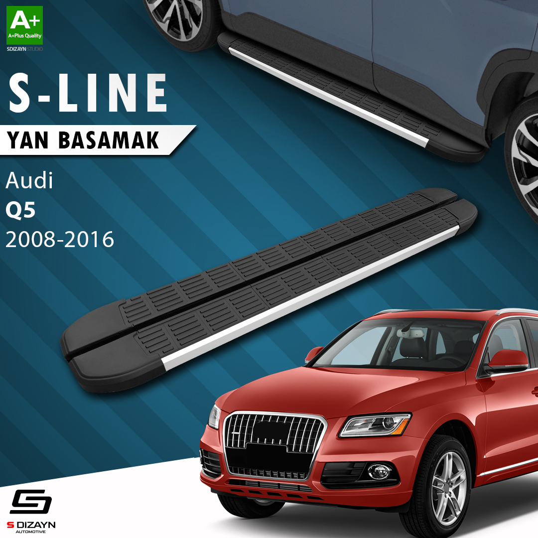 Audi Q5 S-Line Aluminium Side Step 183 Cm 2008-2016 1