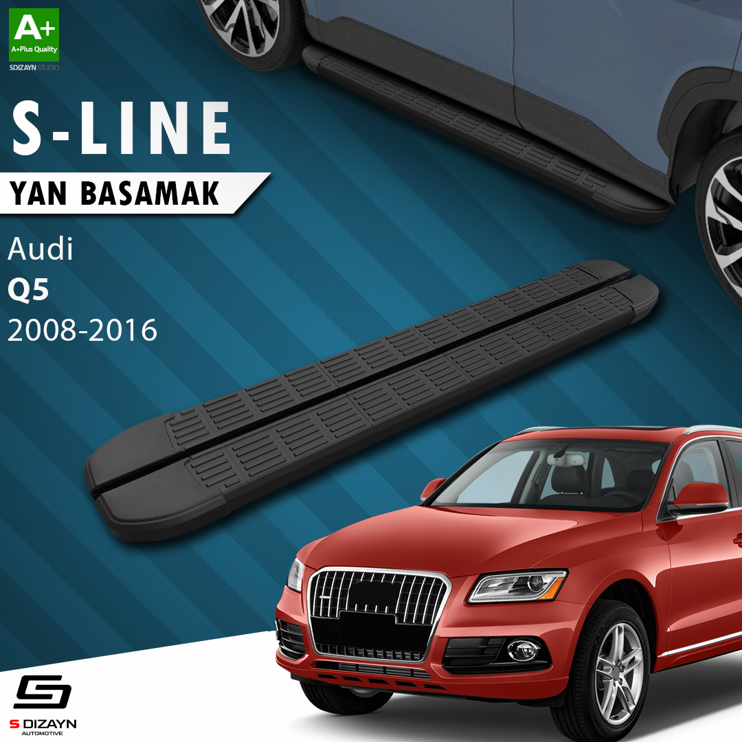 Audi Q5 S-Line Siyah Yan Basamak 183 Cm 2008-2016 1