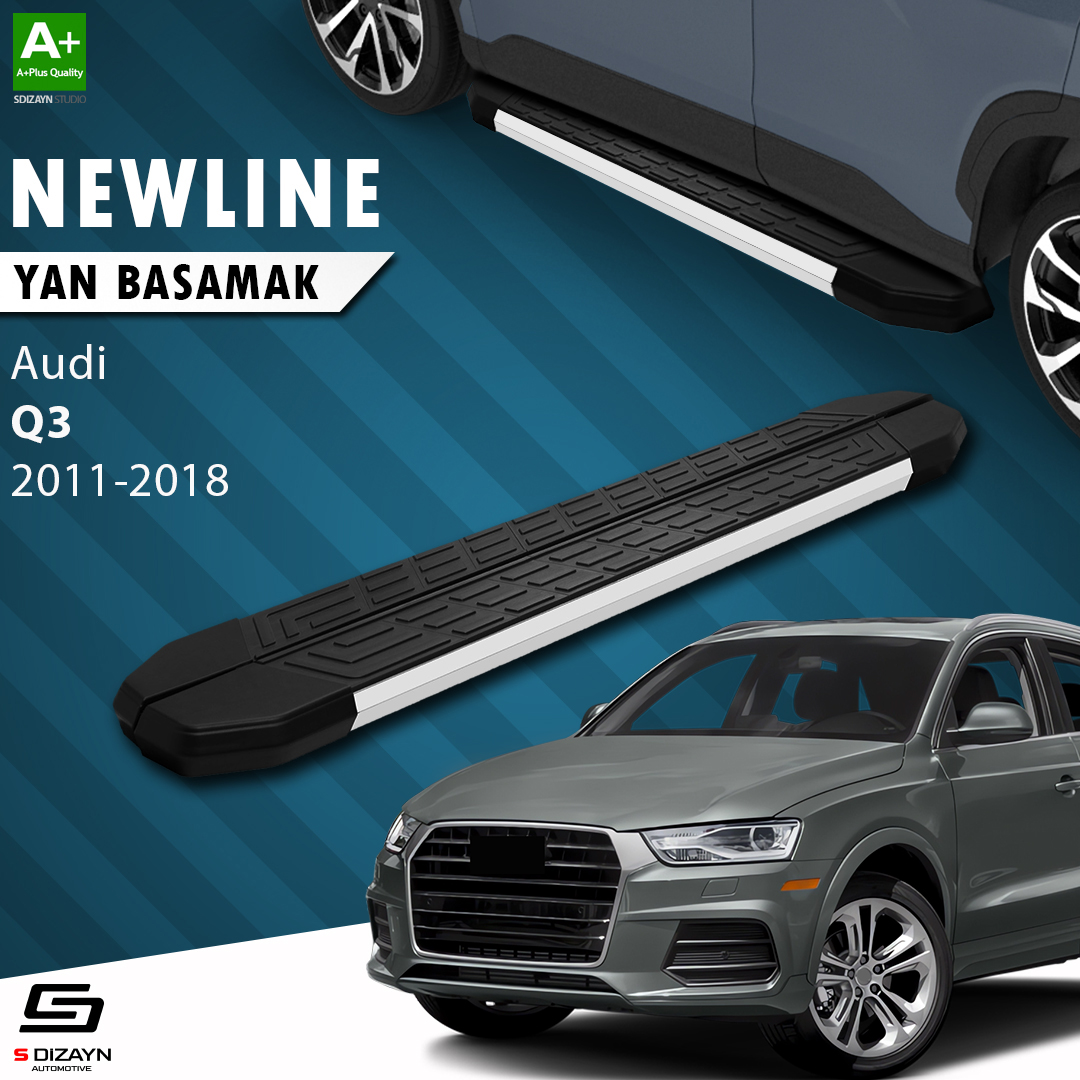 Audi Q3 8U NewLine Aluminium Side Step 173 Cm 2011-2018 1