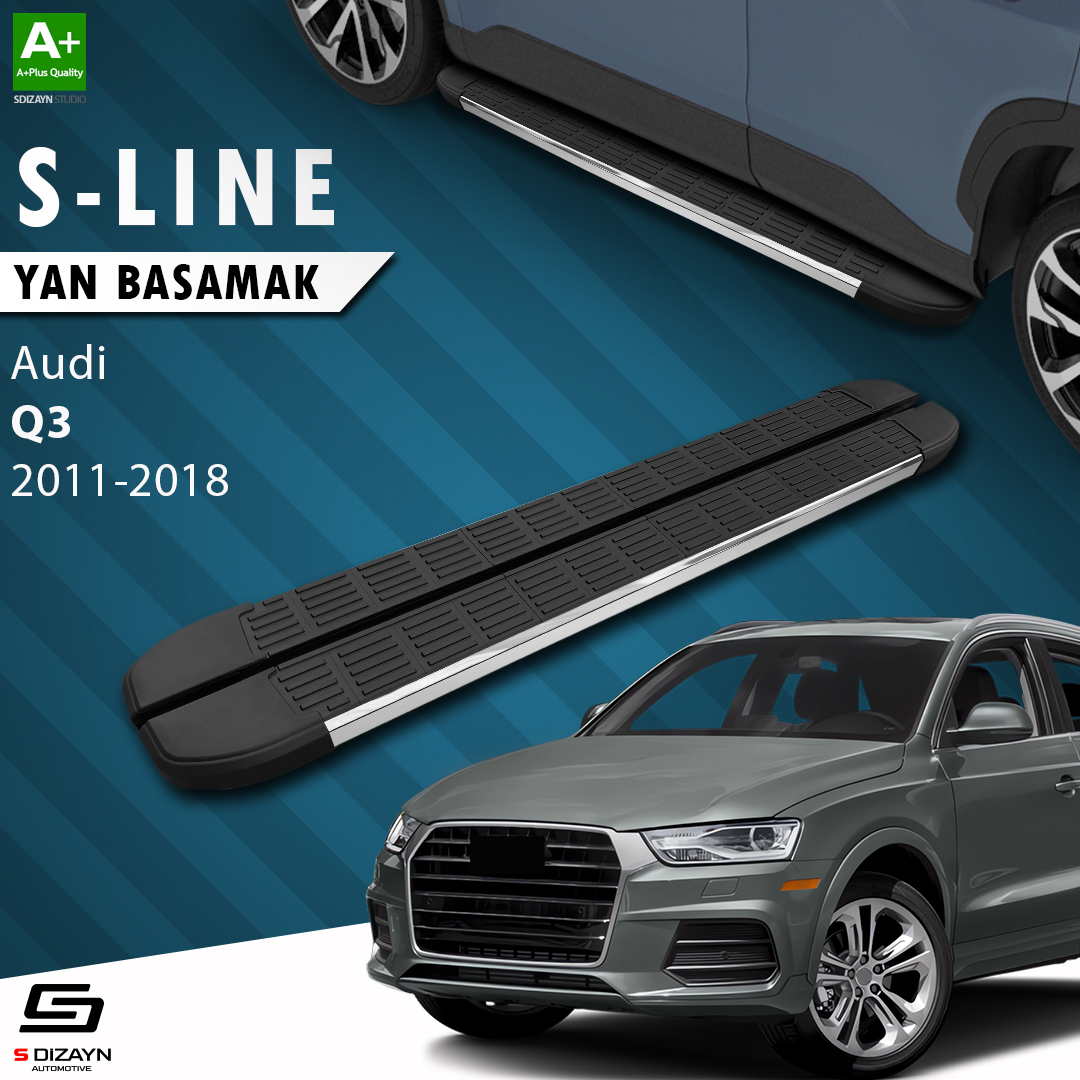 Audi Q3 8U S-Line Chrome Side Step 173 Cm 2011-2018 1