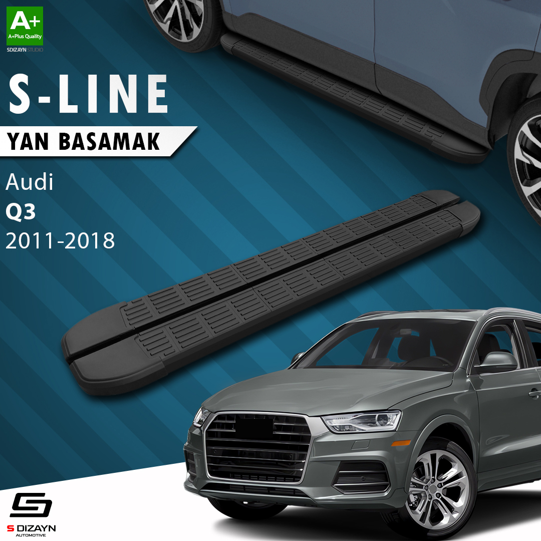 Audi Q3 8U S-Line Black Side Step 173 Cm 2011-2018 1