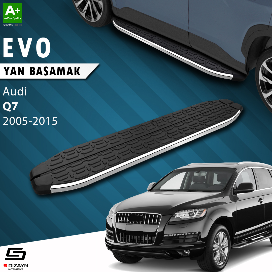 Audi Q7 Evo Chrome Side Step 213 Cm 2005-2015 1