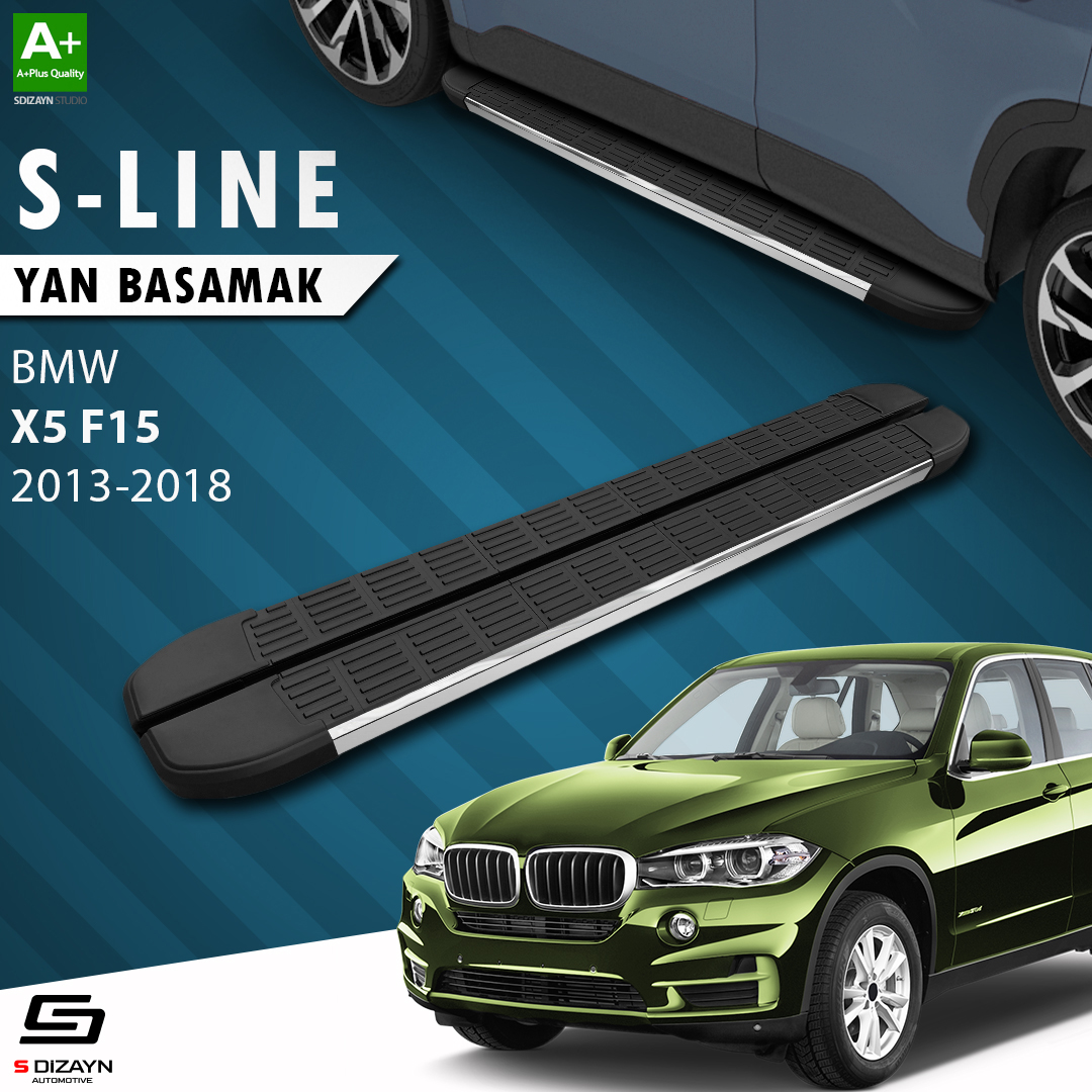 Bmw X5 F15 S-Line Krom Yan Basamak 193 Cm 2013-2018 1