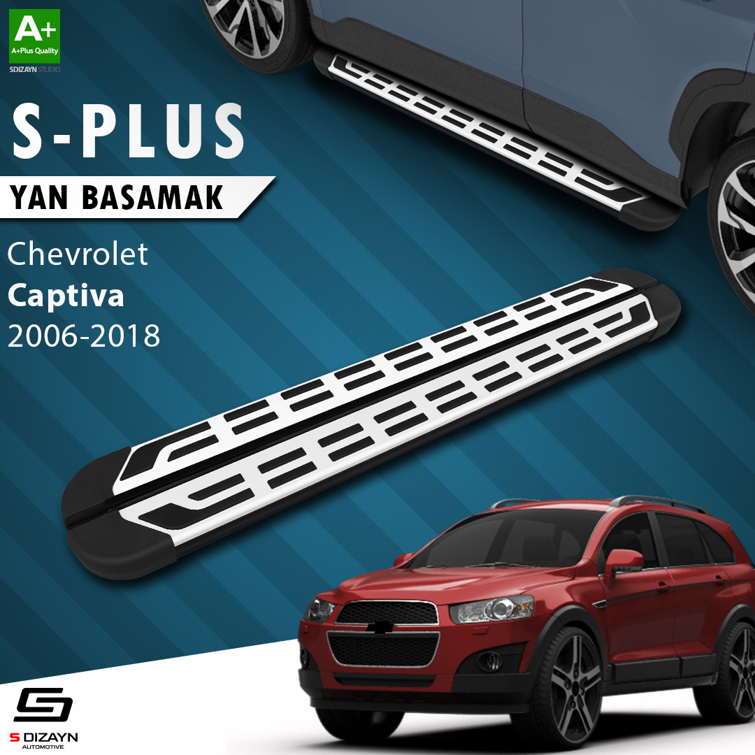 Chevrolet Captiva S-Plus Grey Side Step 183 Cm 2006-2018 1