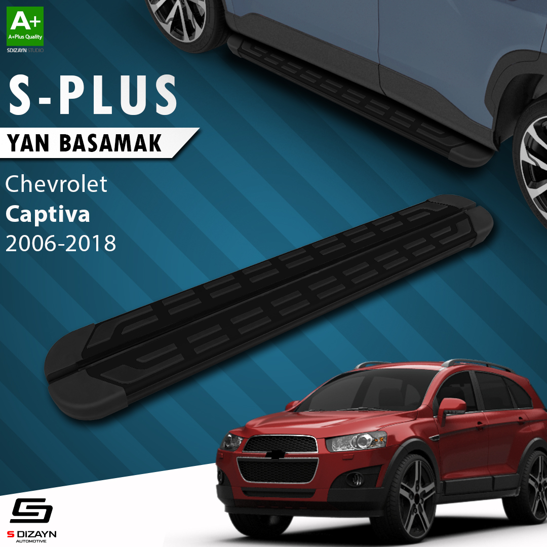 Chevrolet Captiva S-Plus Black Side Step 183 Cm 2006-2018 1