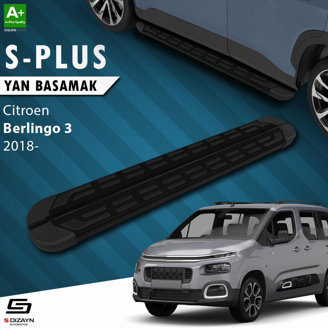 Citroen Berlingo 3 S-Plus Black Side Step 203 Cm 2018 After 1