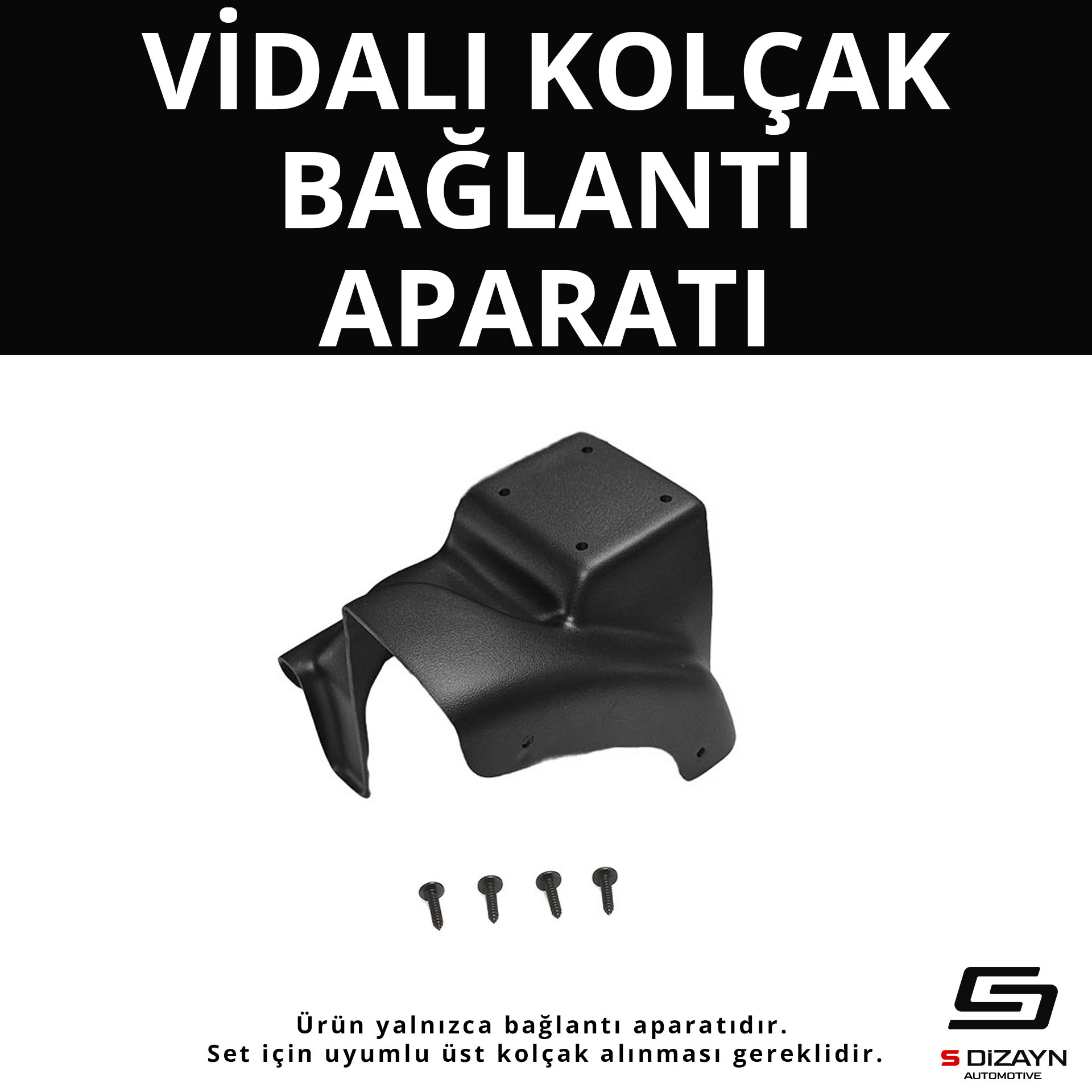 Renault Fluence ABS Vidalı Kol Dayama Kolçak Alt Adaptör 2010 Üzeri A+Kalite 1