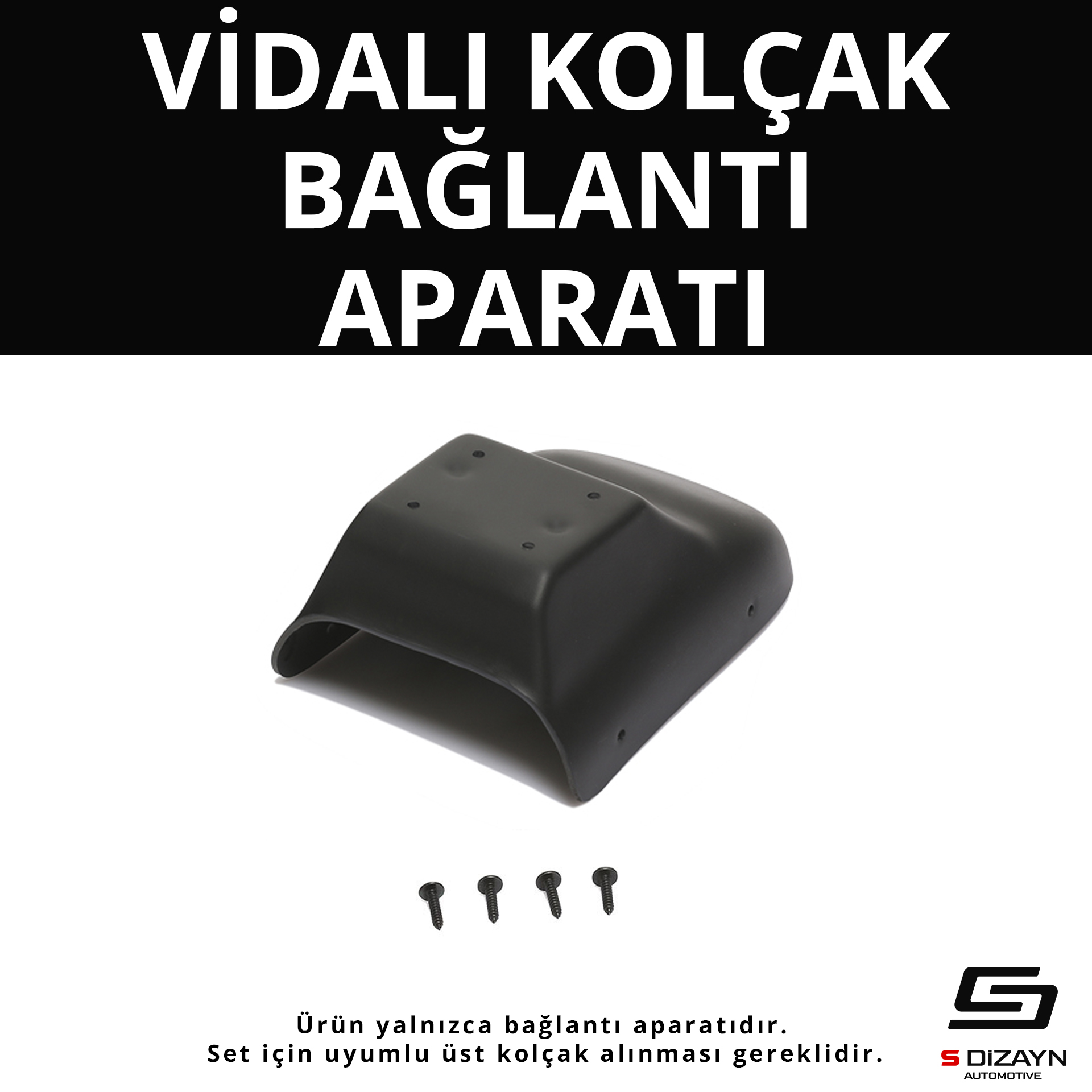 Peugeot 208 ABS Vidalı Kol Dayama Kolçak Alt Adaptör 2012-2019 A+Kalite 1