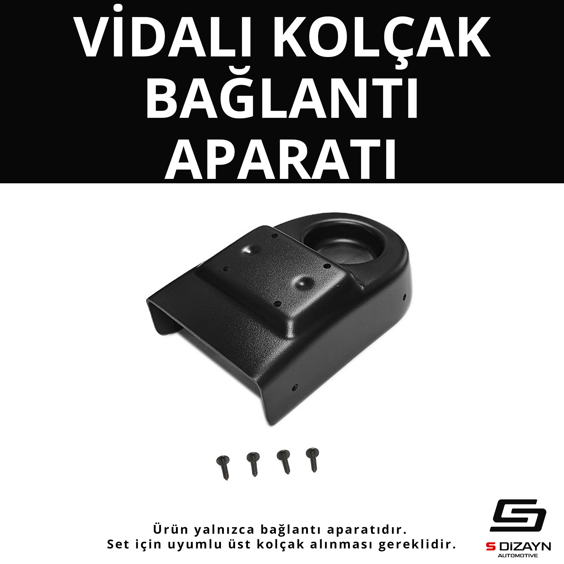 Peugeot 207 ABS Vidalı Kol Dayama Kolçak Alt Adaptör 2006-2014 A+Kalite 1