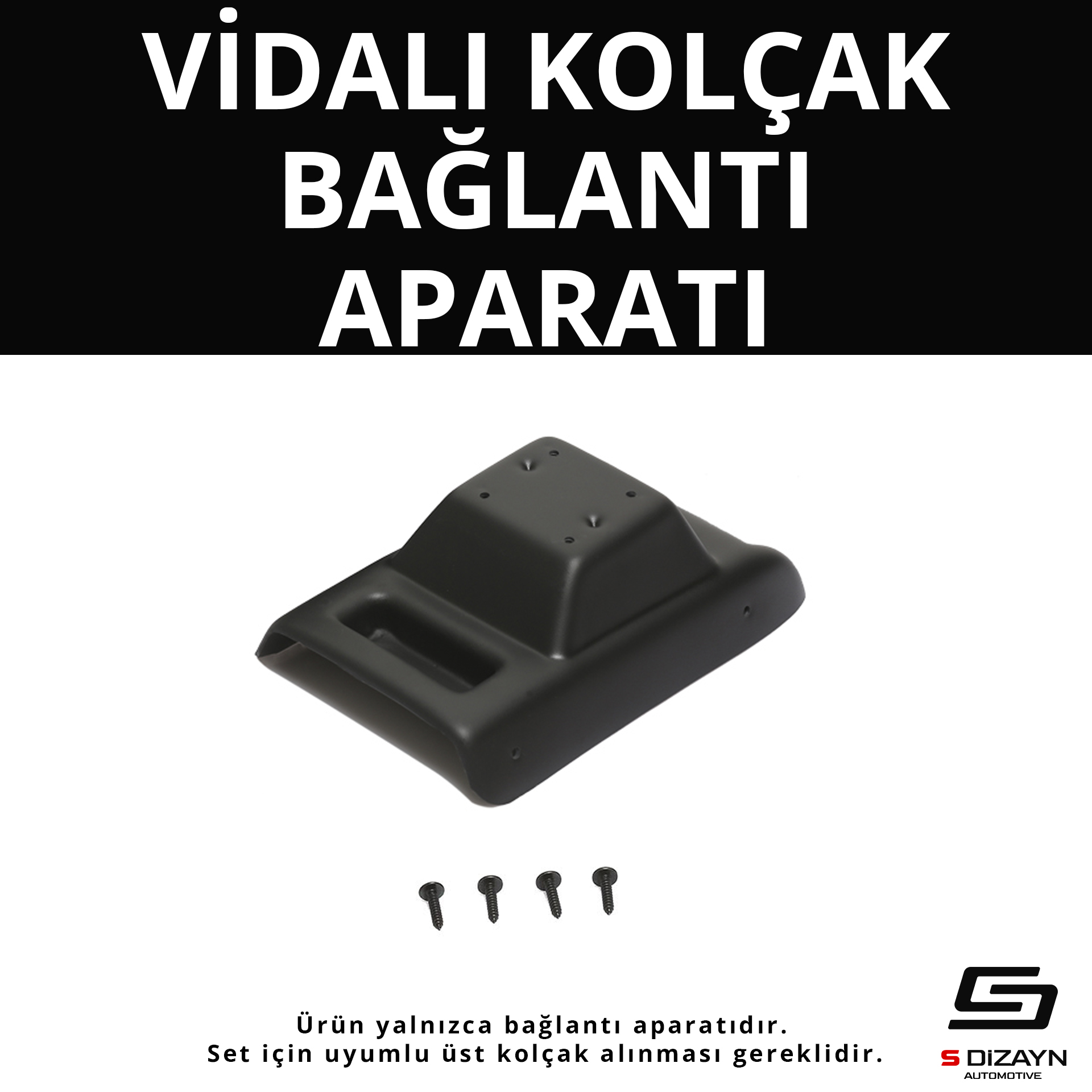 Opel Mokka ABS Vidalı Kol Dayama Kolçak Alt Adaptör 2016-2019 A+Kalite 1