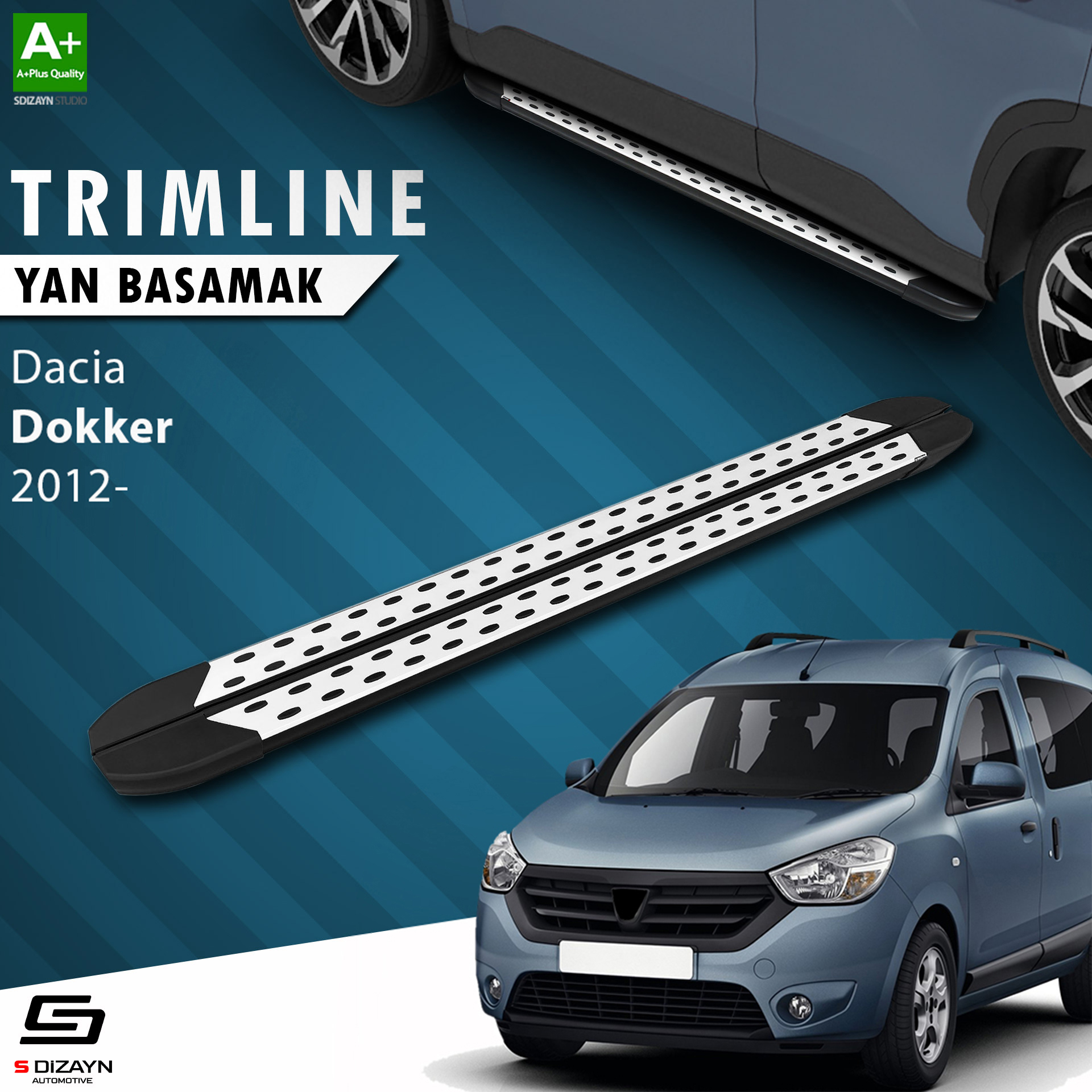 Dacia Dokker TrimLine Gri Yan Basamak 207 Cm 2012 Üzeri 1