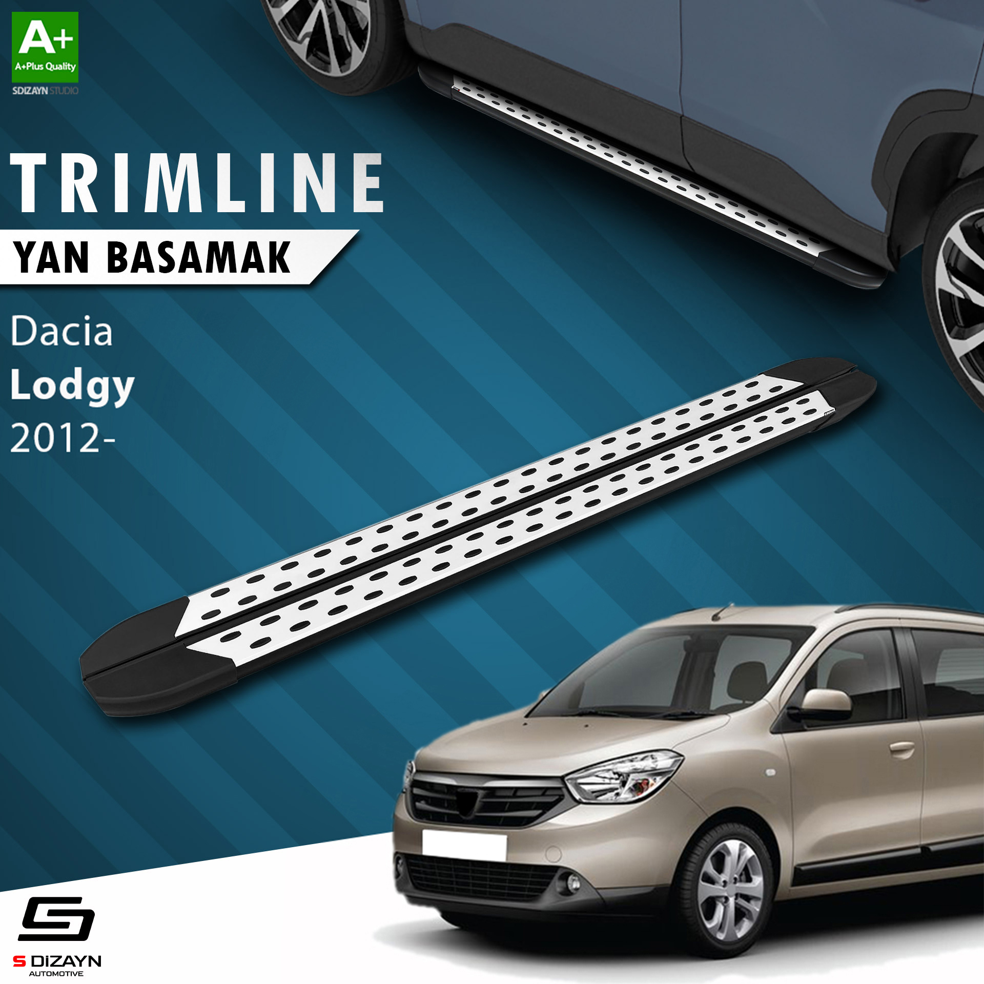 Dacia Lodgy TrimLine Gri Yan Basamak 207 Cm 2012 Üzeri 1