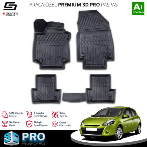 3DS Clio 3 2005-2012 Kare