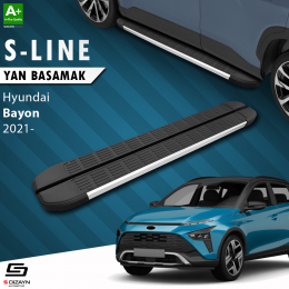S-Dizayn Hyundai Bayon S-Line Aluminyum Yan Basamak 173 Cm 2021 Üzeri