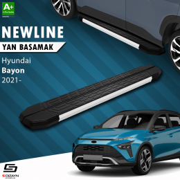 S-Dizayn Hyundai Bayon NewLine Aluminyum Yan Basamak 179 Cm 2021 Üzeri