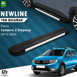 S-Dizayn Dacia Sandero 2 Stepway NewLine Krom Yan Basamak 173 Cm 2013-2020