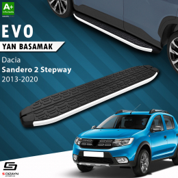S-Dizayn Dacia Sandero 2 Stepway Evo Aluminyum Yan Basamak 173 Cm 2013-2020