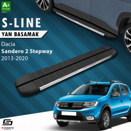 S-Dizayn Dacia Sandero 2 Stepway S-Line Krom Yan Basamak 173 Cm 2013-2020