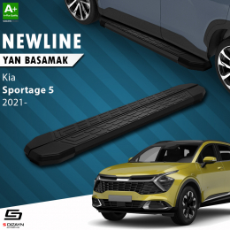 S-Dizayn Kia Sportage 5 NewLine Siyah Yan Basamak 173 Cm 2021 Üzeri