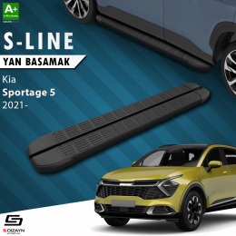 S-Dizayn Kia Sportage 5 S-Line Siyah Yan Basamak 173 Cm 2021 Üzeri