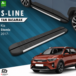 S-Dizayn Kia Stonic S-Line Aluminyum Yan Basamak 173 Cm 2017 Üzeri