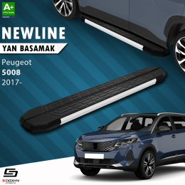 S-Dizayn Peugeot 5008 2 NewLine Aluminyum Yan Basamak 203 Cm 2017 Üzeri