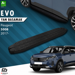 S-Dizayn Peugeot 5008 2 Evo Siyah Yan Basamak 203 Cm 2017 Üzeri