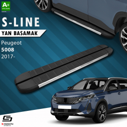 S-Dizayn Peugeot 5008 2 S-Line Krom Yan Basamak 203 Cm 2017 Üzeri