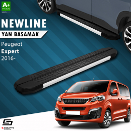 S-Dizayn Peugeot Expert 3 Kısa Şase NewLine Aluminyum Yan Basamak 213 Cm 2016 Üzeri