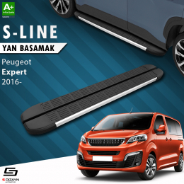 S-Dizayn Peugeot Expert 3 Kısa Şase S-Line Aluminyum Yan Basamak 213 Cm 2016 Üzeri