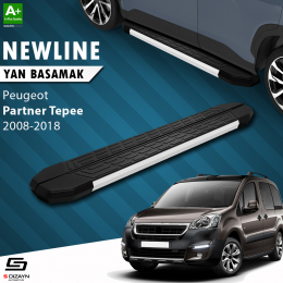 S-Dizayn Peugeot Partner 2 Tepee NewLine Aluminyum Yan Basamak 193 Cm 2008-2018