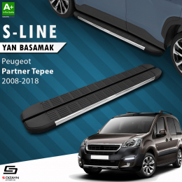 S-Dizayn Peugeot Partner 2 Tepee S-Line Krom Yan Basamak 193 Cm 2008-2018