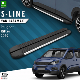 S-Dizayn Peugeot Rifter Uzun Şase S-Line Aluminyum Yan Basamak 213 Cm 2019 Üzeri