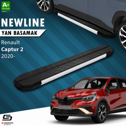 S-Dizayn Renault Captur 2 NewLine Aluminyum Yan Basamak 183 Cm 2020 Üzeri
