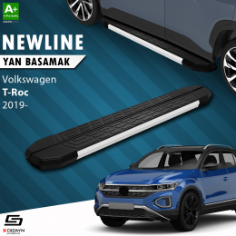 S-Dizayn VW T-Roc NewLine Aluminyum Yan Basamak 179 Cm 2019 Üzeri