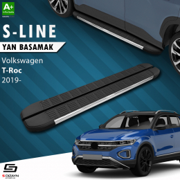S-Dizayn VW T-Roc S-Line Krom Yan Basamak 173 Cm 2019 Üzeri