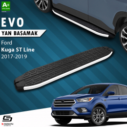 S-Dizayn Ford Kuga 2 ST-Line Evo Aluminyum Yan Basamak 183 Cm 2017-2019