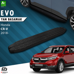 S-Dizayn Honda CR-V 5 Evo Siyah Yan Basamak 173 Cm 2018 Üzeri