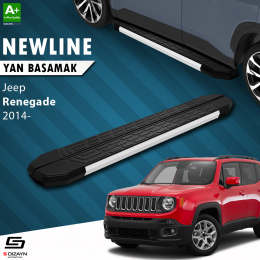S-Dizayn Jeep Renegade NewLine Aluminyum Yan Basamak 173 Cm 2014 Üzeri